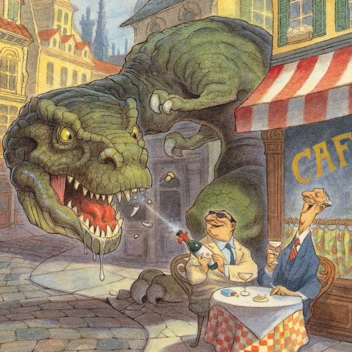 New York Puzzle Company EU - Wholesale Puzzle - Adult - Jurassic Paris - 1000 Piece Jigsaw Puzzle