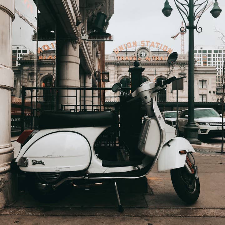Vespa Parking // Colorado for wholesale by Alison Holcomb Creative