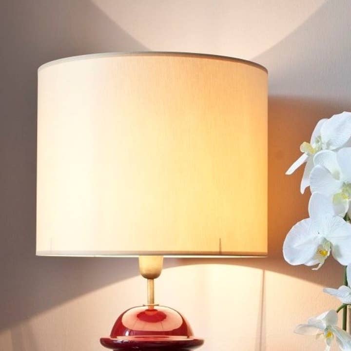 Signature Home Collection GmbH - Wholesale Lamp Shade - lampshade fabric cream/white interior 40/40/28 cm1