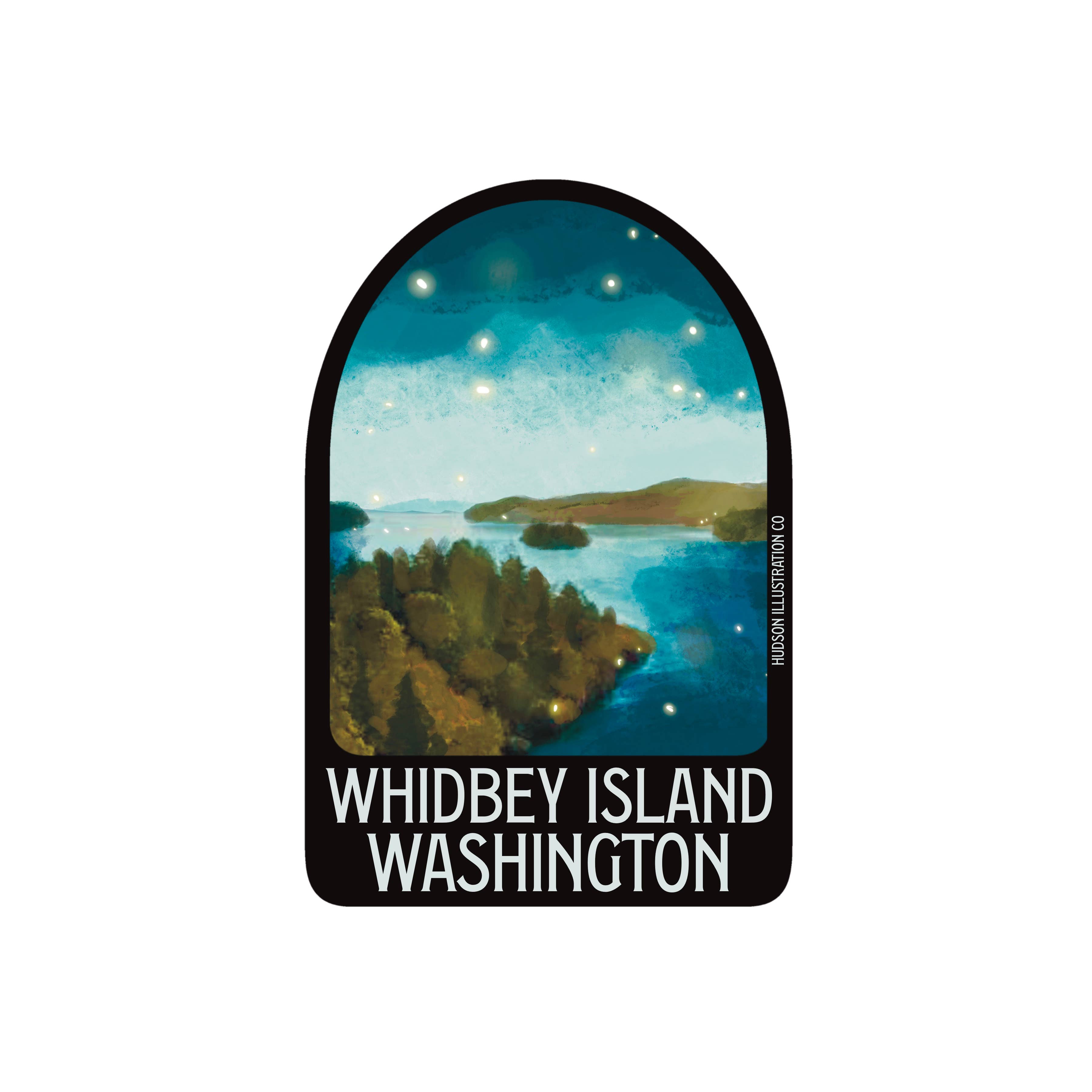 About Town Co - Wholesale Sticker - Whidbey Island Washington Sticker/Magnet/Print/Postcard0