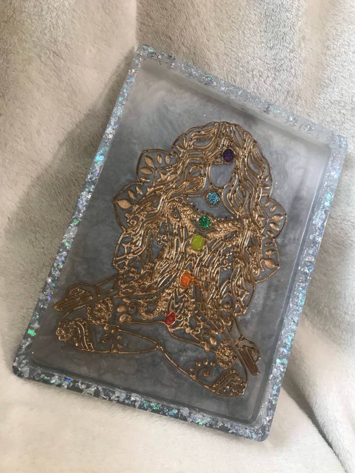 Bandeja de baratija espiritual hecha a mano para venta al por mayor de Little Shroom Crafts