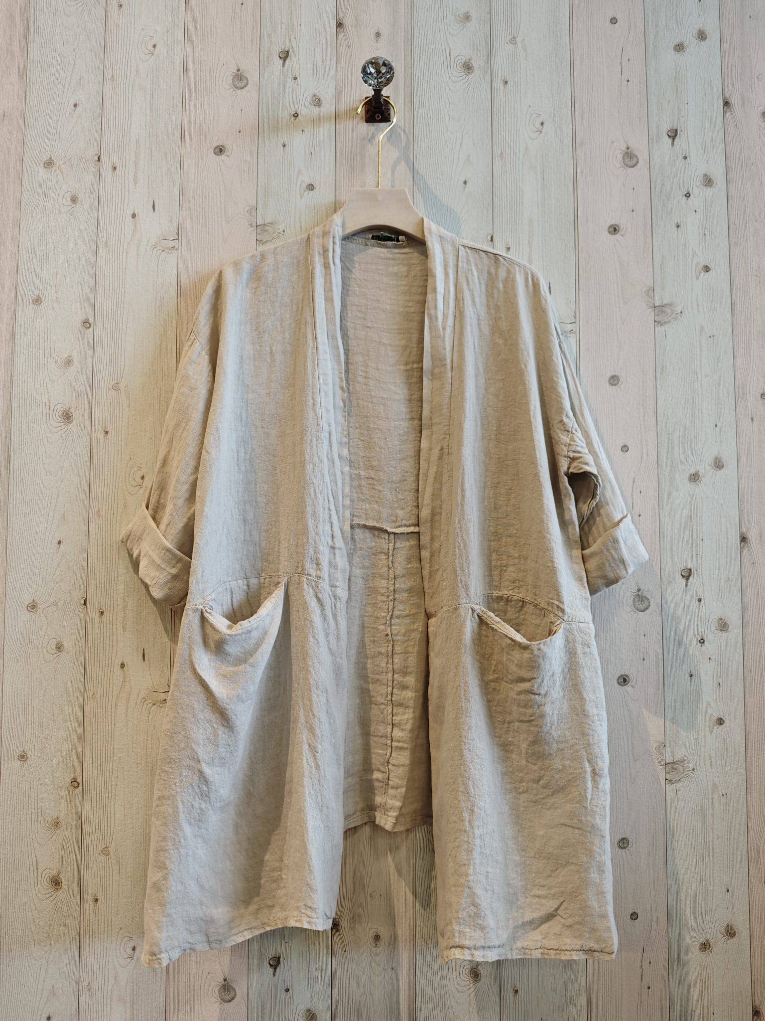 Linen & More - Venta al por mayor Chaqueta - Mujer - REF 13617 REBECA LARGO MEDIANO LINO 100%7