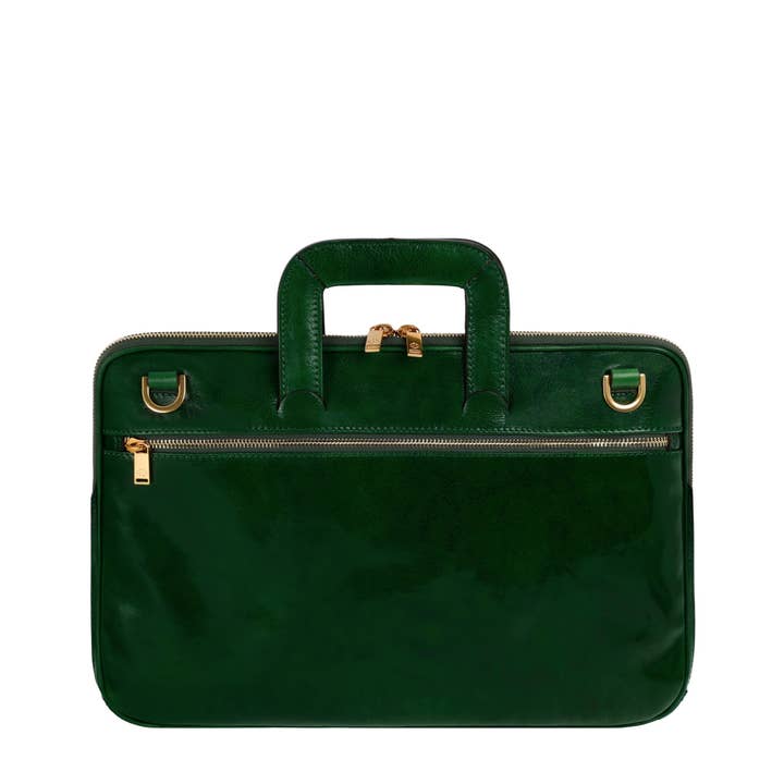 Time Resistance - Vente Sac pour ordinateur portable – unisexe - Sacoche d'ordinateur en cuir pleine fleur - Brave New World32