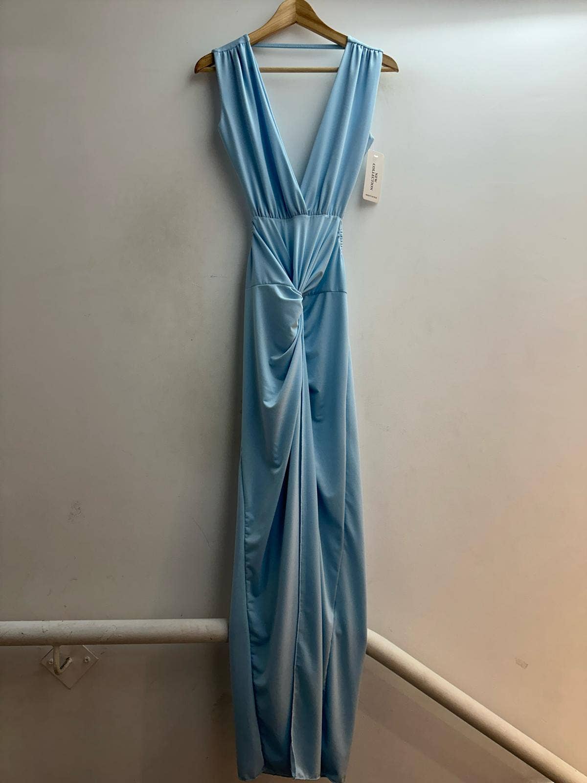 LORIANE – wholesale Dress – Women's – 5997 Plain long dress with open back one size16