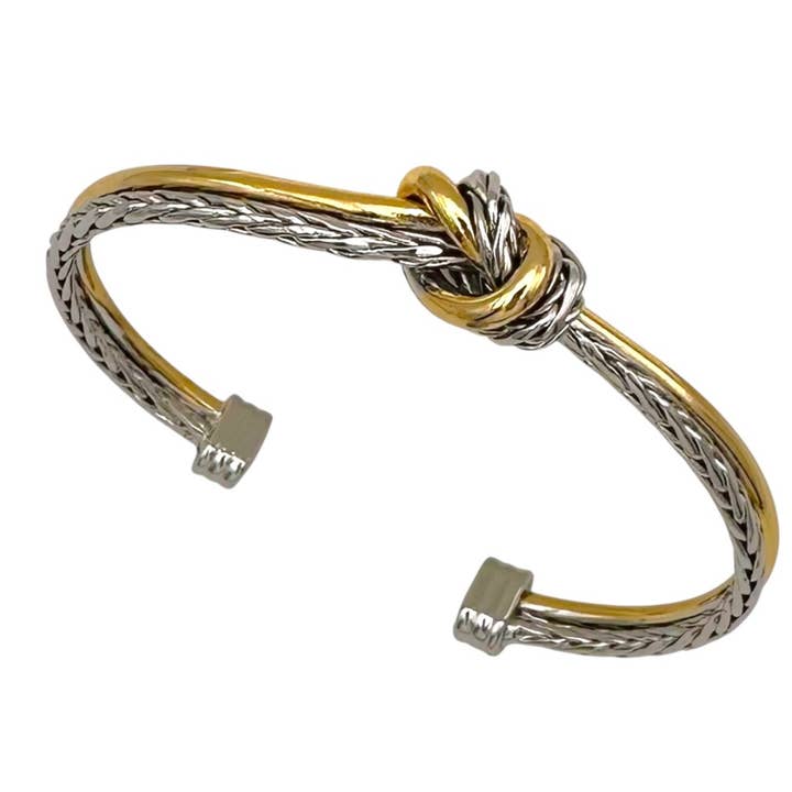 Herringbone Knot Bangle for wholesale by My Best Kept Jewelry