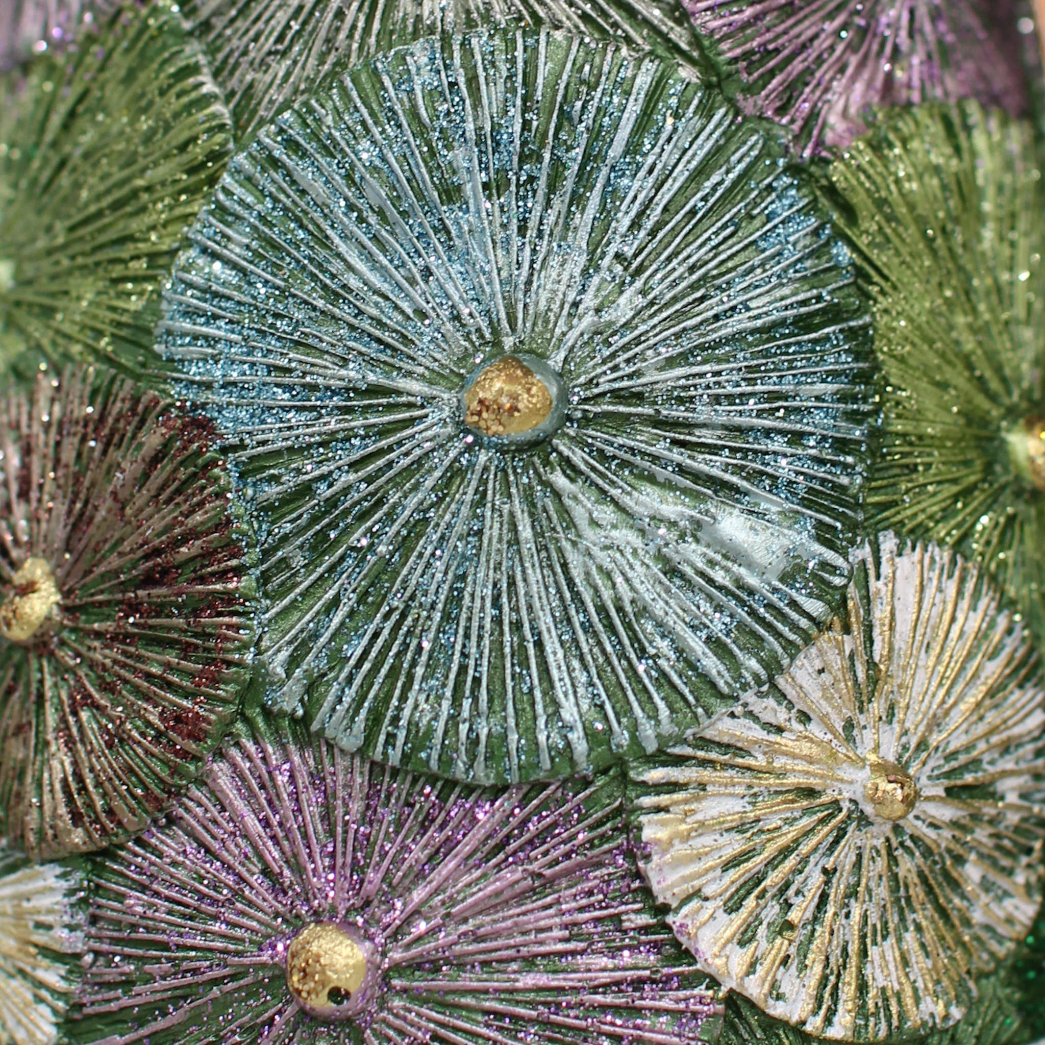 Dekorasyon Gifts  Decor - Wholesale Christmas Decoration - Sparklers Cone Tree (Vetiver)4