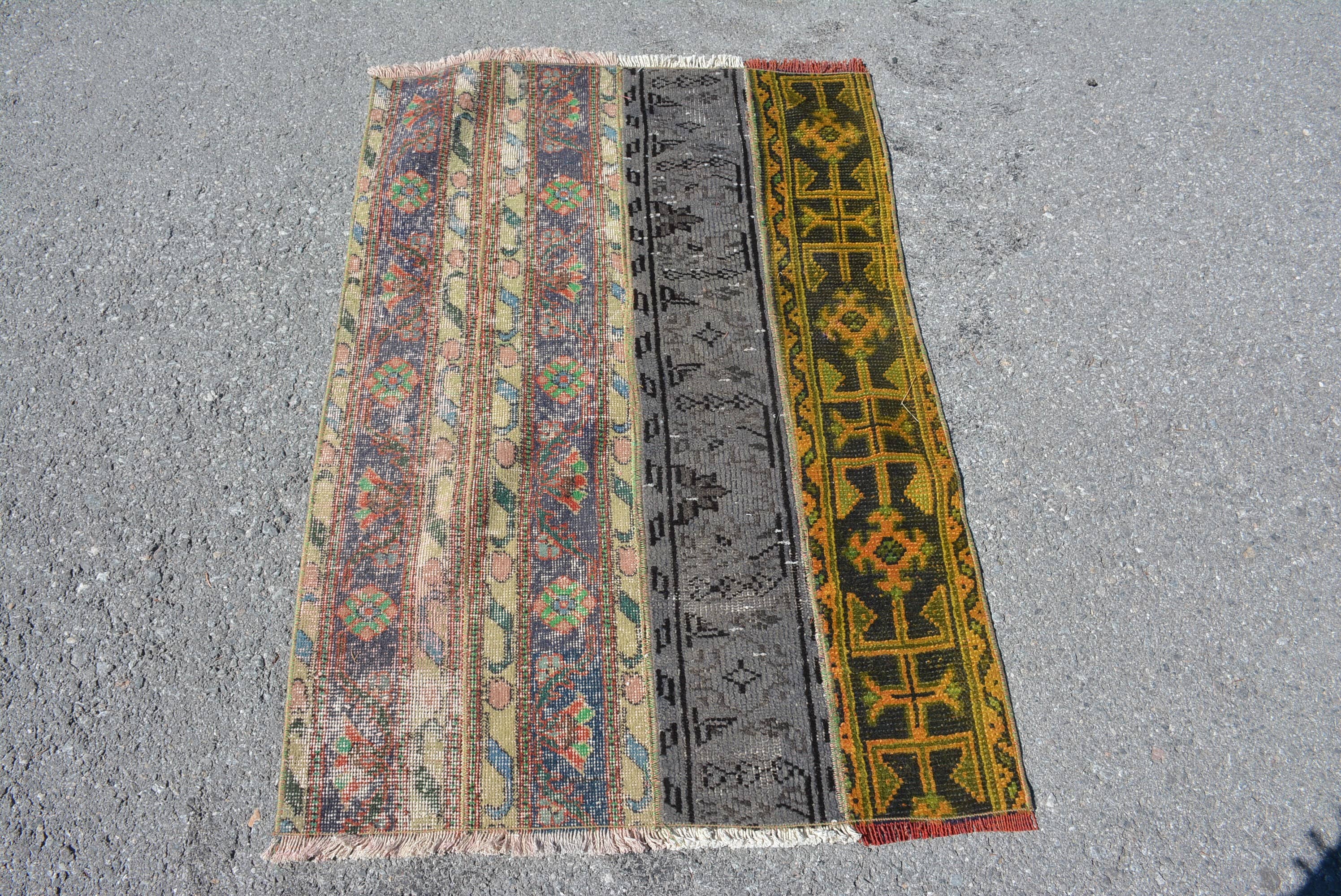 The Loom Wholesale - Vente Anti-dérapant pour tapis - Tapis Kilim Ethnique Fait Main Vintage - Laine Multicolore0