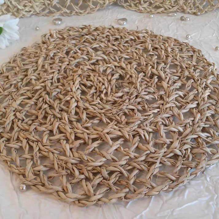 Moroccan Natural bazaar - Wholesale Placemat - Coaster plate straw, Natural Placemats decoration of table2