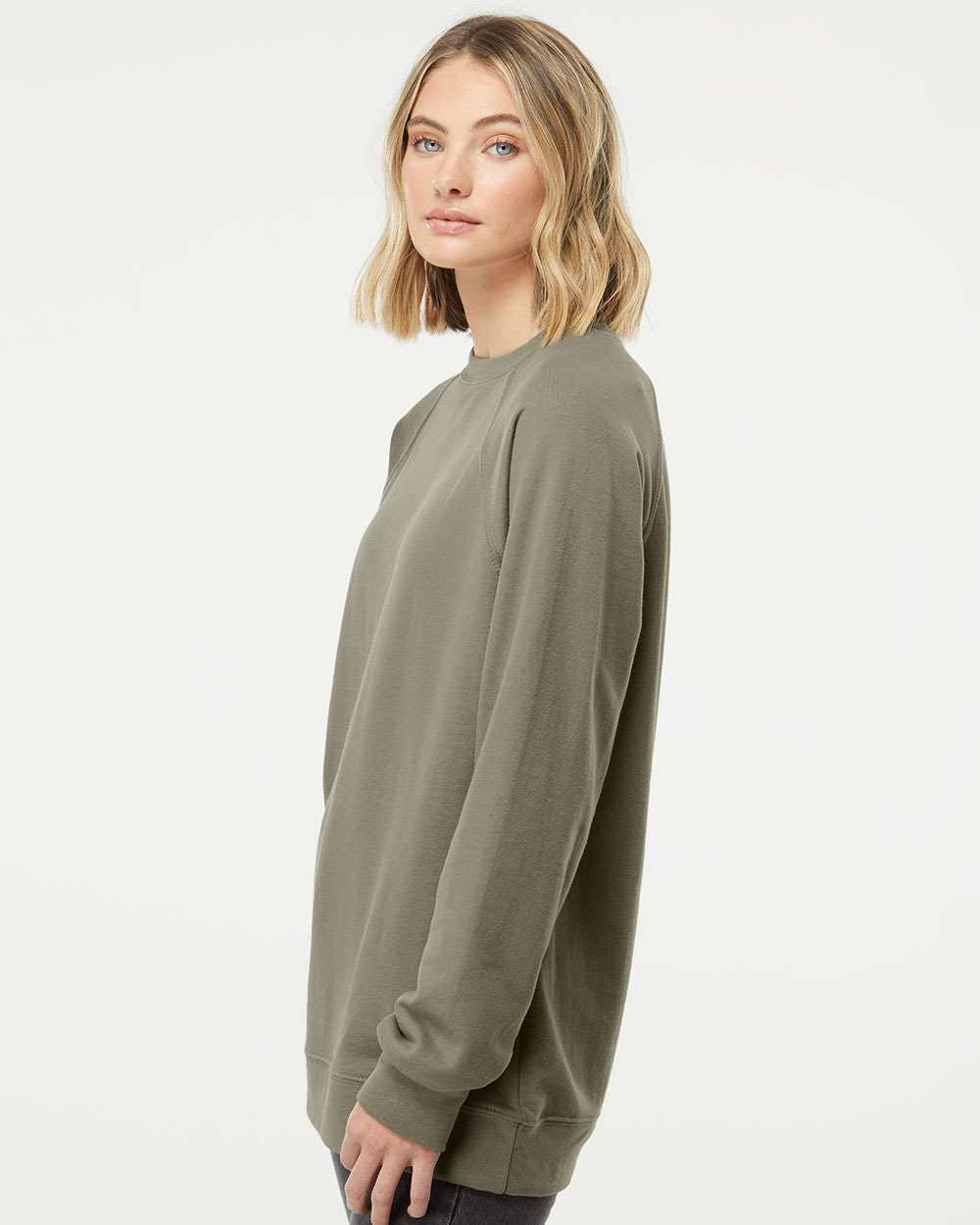 Print The Dream - Wholesale Sweatshirt - Unisex - Unisex Lightweight Loopback Terry Crewneck Sweatshirt9