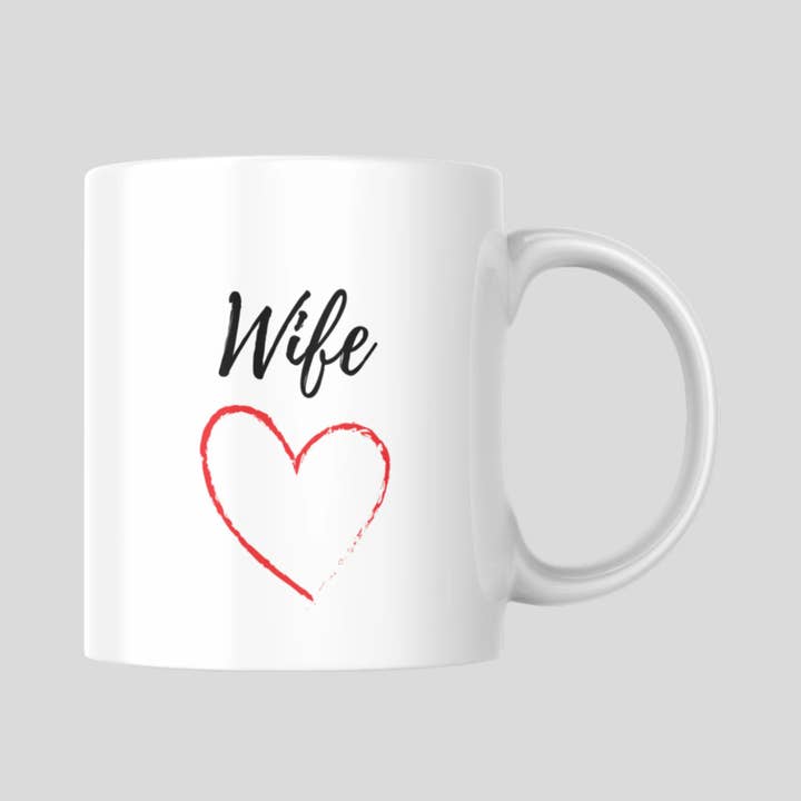 Ceramic Wife Mug - 11oz for wholesale by Spotty Sketches