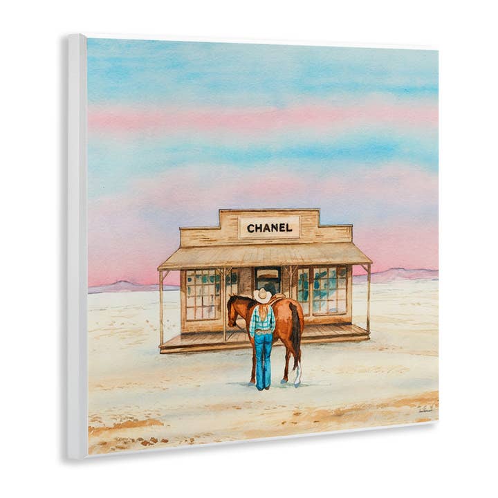 Stupell Industries - Wholesale Wall Sign - Glam Shopping in Desert - Unframed Wall Art3