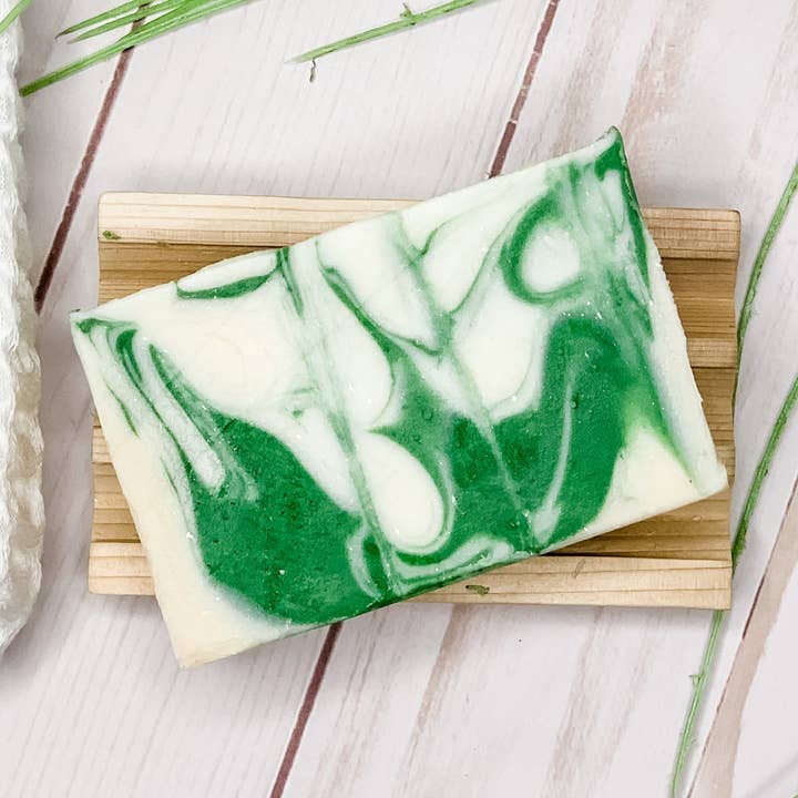 Eucalyptus & Lemongrass Organic Bar Soap for wholesale by Simply Organic Soap