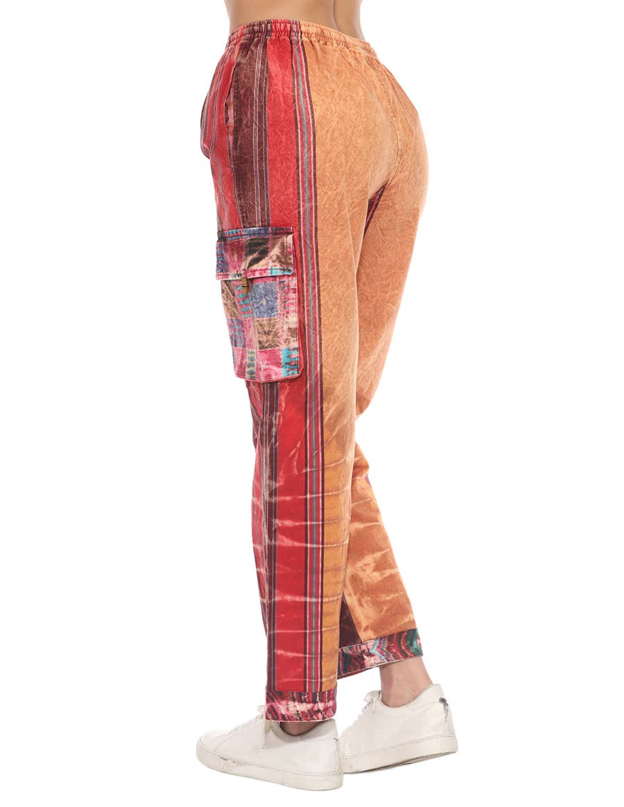 The Collection Royal / Royal Handicrafts - Vendita all'ingrosso Pantalone - Donna - Pantaloni Hippie Boho Hippie in cotone Stonewash21