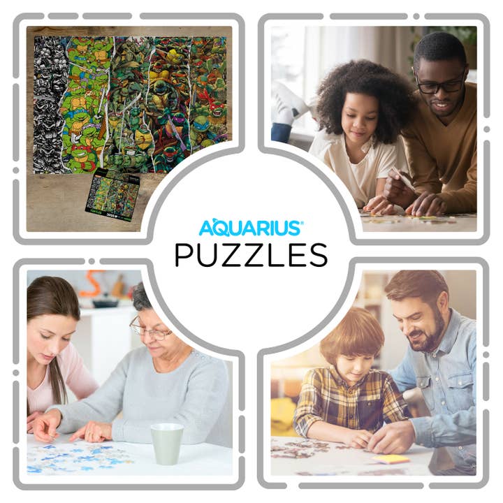 AQUARIUS, GAMAGO, ICUP, & ROCK SAWS by NMR Brands - Wholesale Puzzle - Adult - TMNT 3000 Piece Jigsaw Puzzle