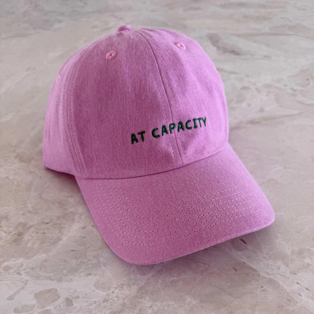 Anchor & Arrow - Wholesale Baseball Cap - Women's - 'At Capacity' Adult Cap | Stonewash Pink1