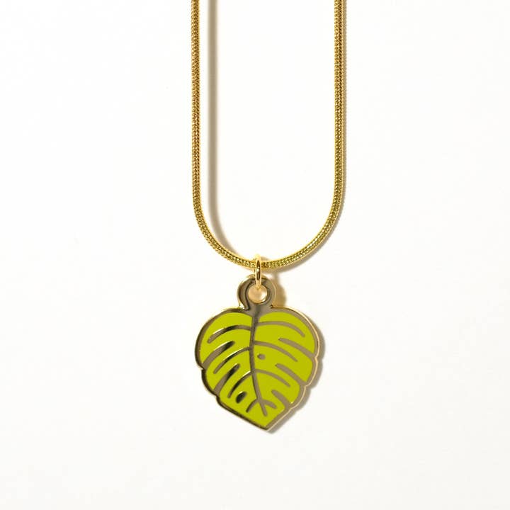 Colar Monstera Leaf por atacado de Sleepy Mountain