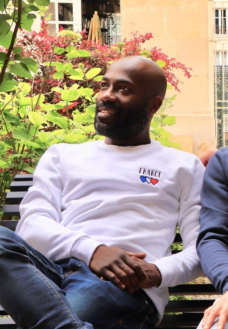 FRANCE XXI - Wholesale Graphic Sweatshirt - Unisex - L'Amoureux - Unisex White Sweatshirt3