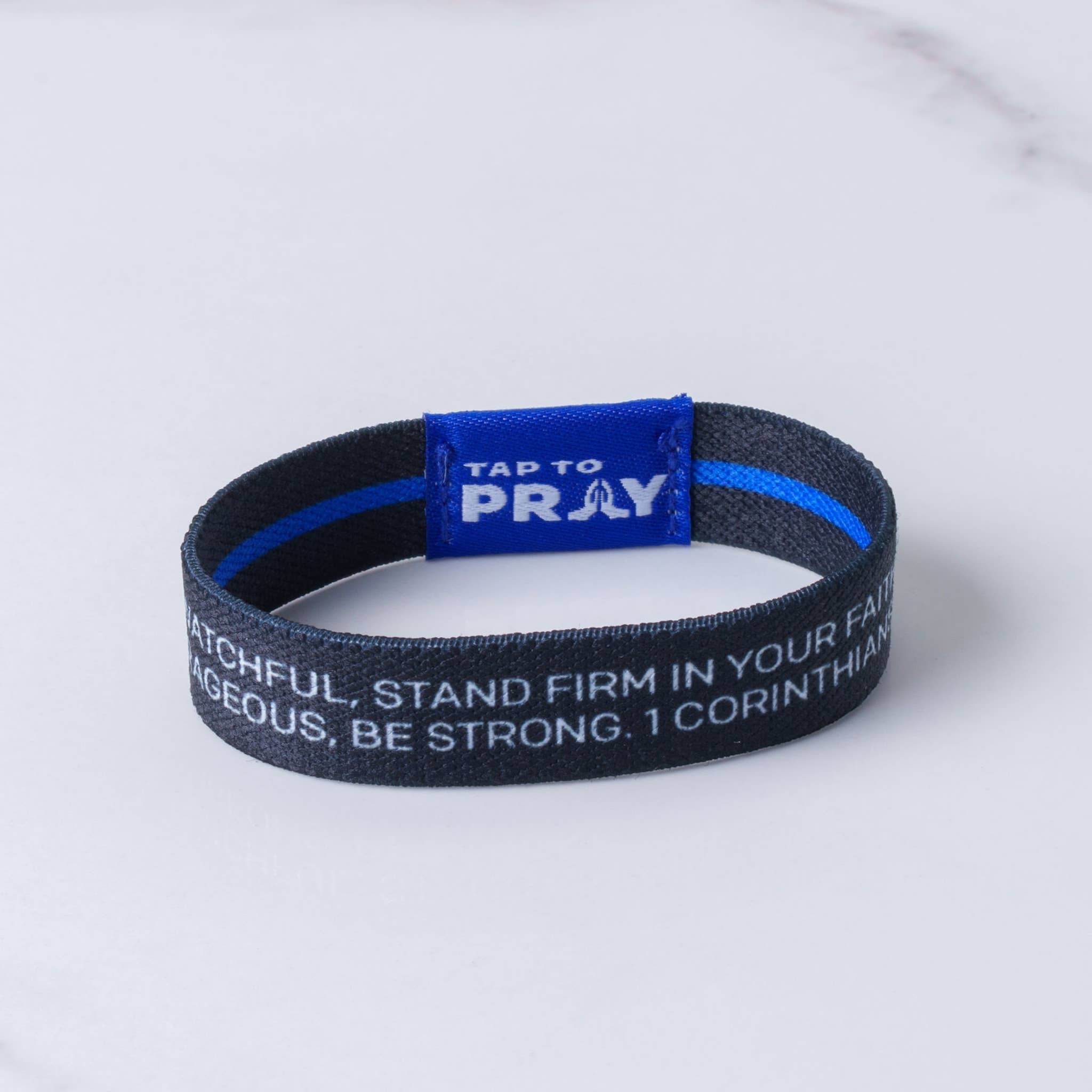 Versible - Wholesale Wristband - Tap To Pray™ Wristbands - First Responders Law Enforcement4