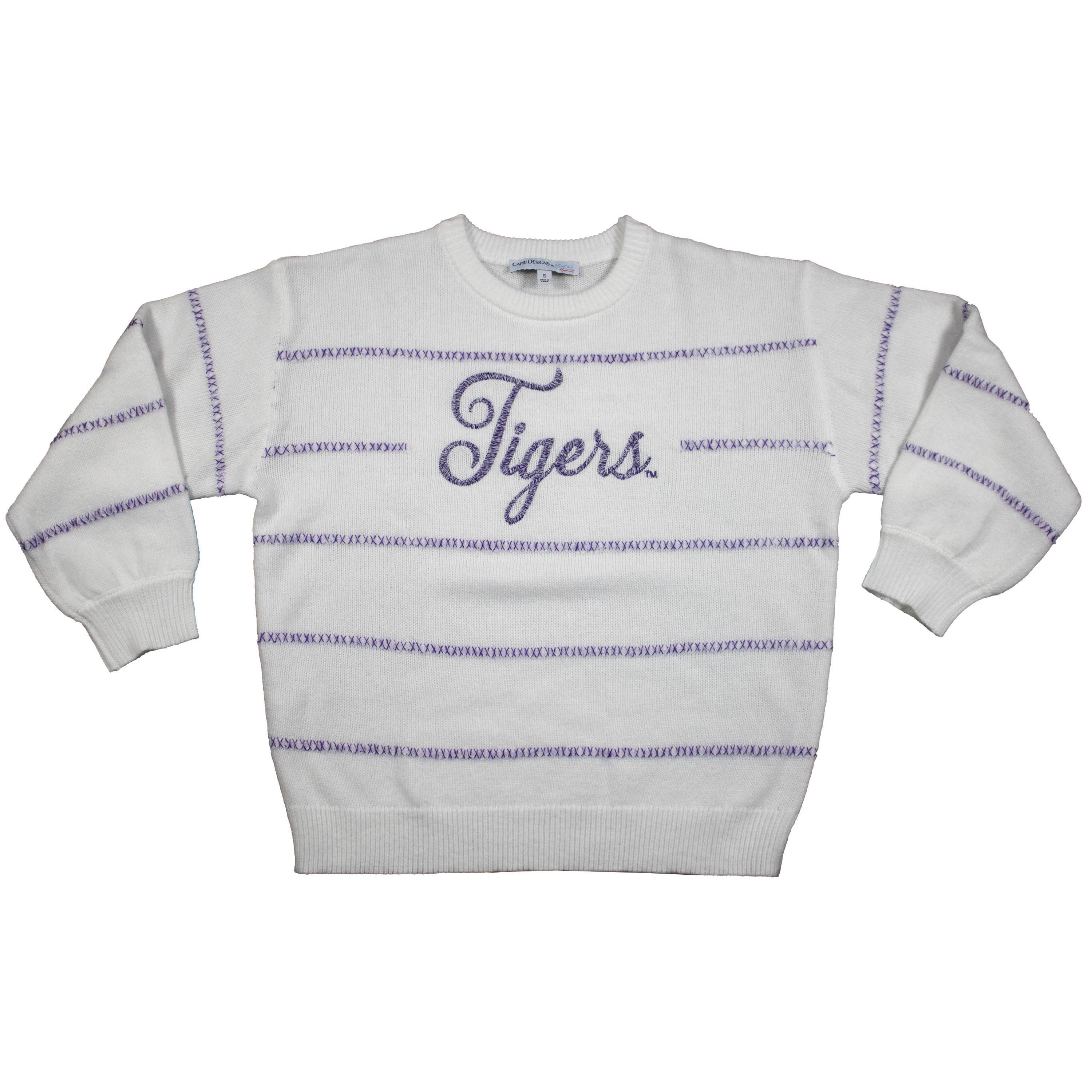 Kickoff Couture - Wholesale Knit Sweater - Women's - Threaded Script Sweater- Collegiate Licensed1