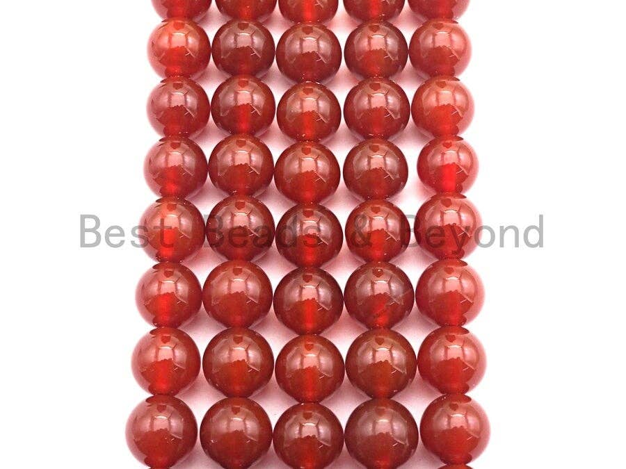 BestBeads&Beyond - Wholesale Beads - Quality Natural Red Carnelian beads, 6mm/8mm/10mm/12mm round1