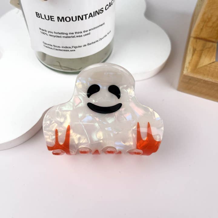 mildstyles - Wholesale Hair Clip - Women's - White Ghost Halloween Hair Clip