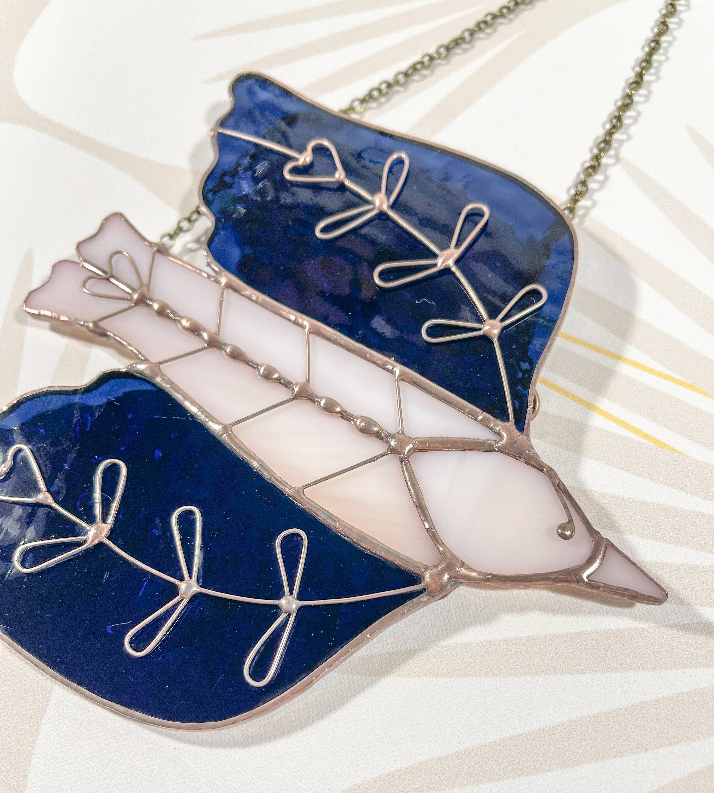 Samara Designs Studio – wholesale Suncatcher – Stained Glass Folk Art Bird6