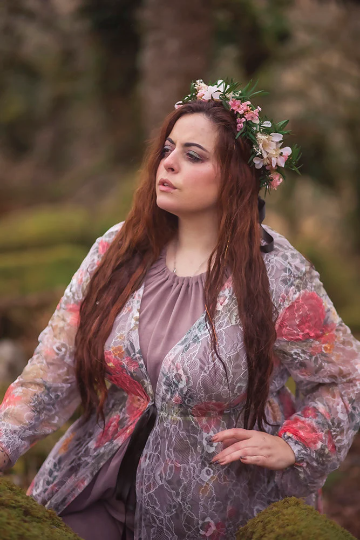 Costurero Real - Wholesale Costume - Women's - Lace Overdress Bridgerton inspired costume surcoat medieval1