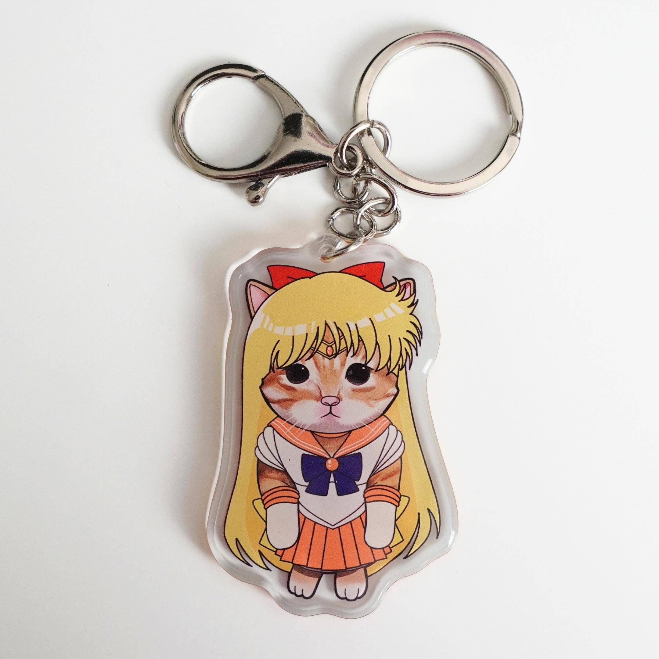 Strawberry Milk Shop - Wholesale Keychain - Unisex - Sailor Moon Cat Keychains4