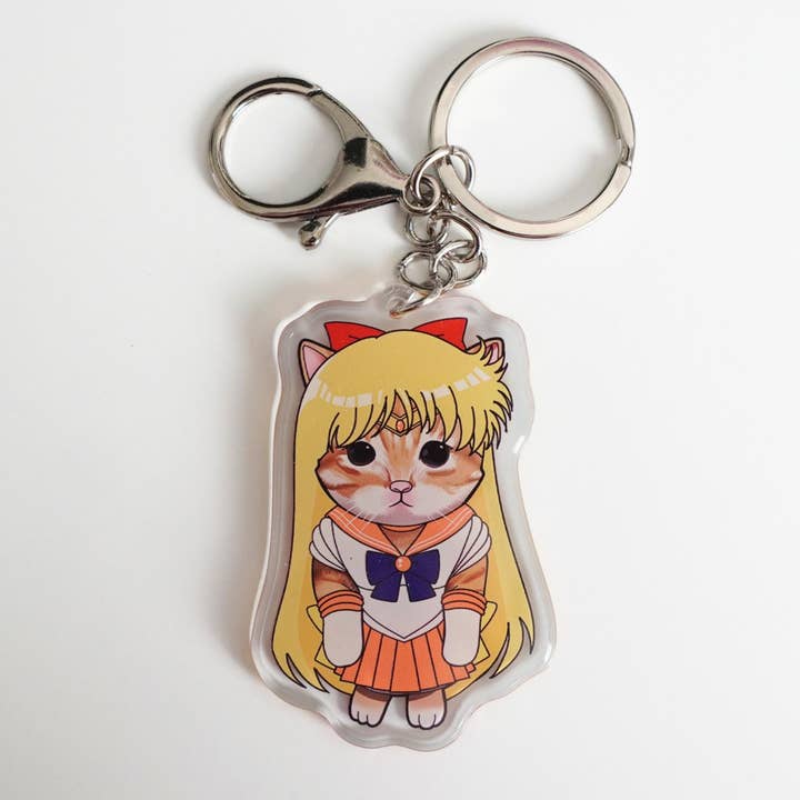 Strawberry Milk Shop - Wholesale Keychain - Unisex - Sailor Moon Cat Keychains4