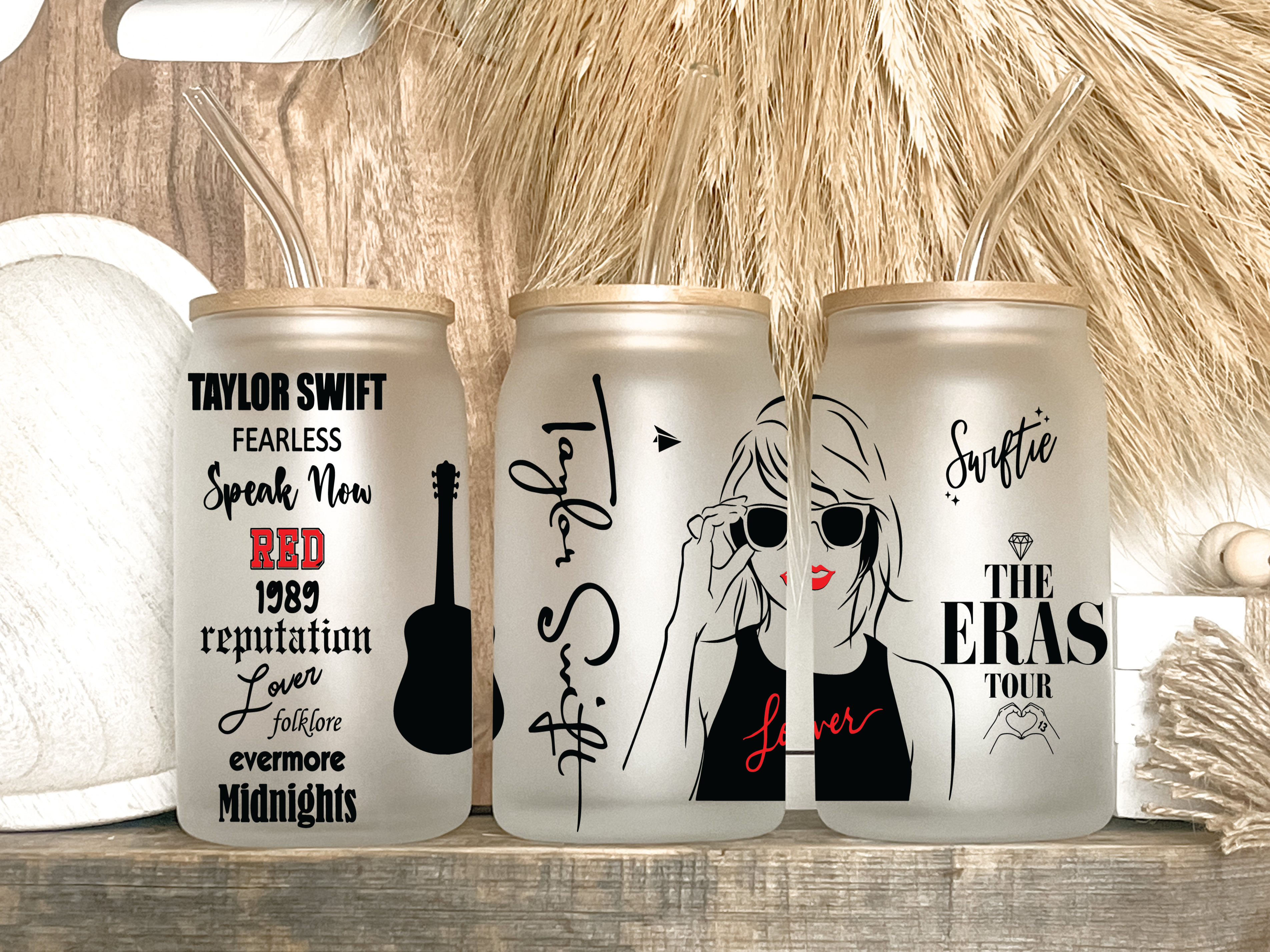 T. Swift Inspired Albums 40 oz Tumbler or Glass Can