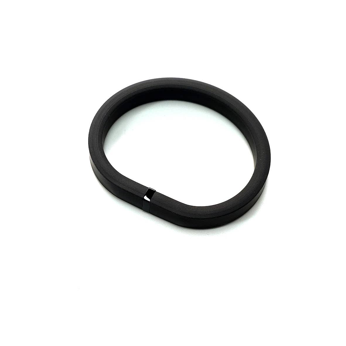 ALEX+SVET - Wholesale Bangle Bracelet - TORY black rubber bracelet ESSENTIALS 9
