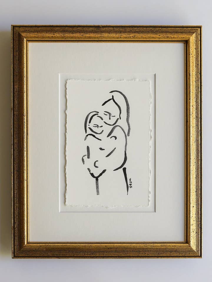 Hold You Print No. 6 for wholesale by Rebekah Webb Studio