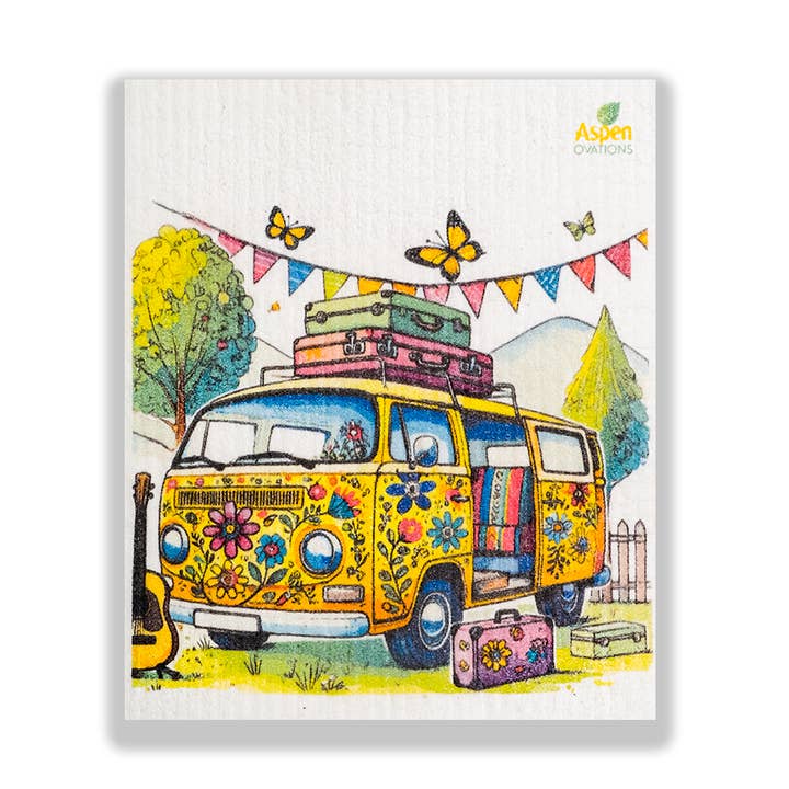 Strofinaccio svedese Cute Van ecologico per la vendita all'ingrosso da parte di AspenOvations