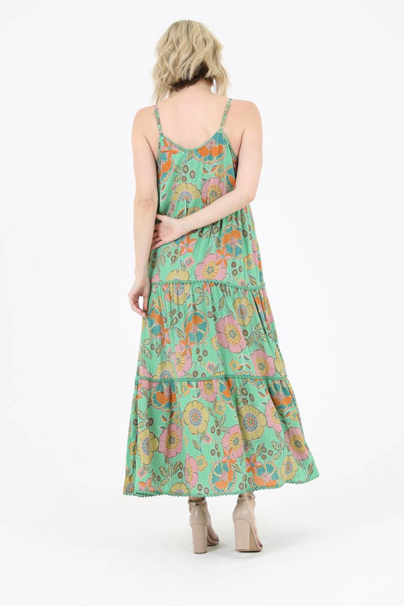Nostalgia - Wholesale Dress - Women's - N4176-FP78 MAXI DRESS2