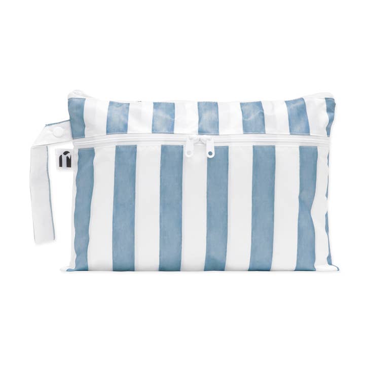 Wet/Dry Clutch: Nautical Stripe for wholesale by Bumkins