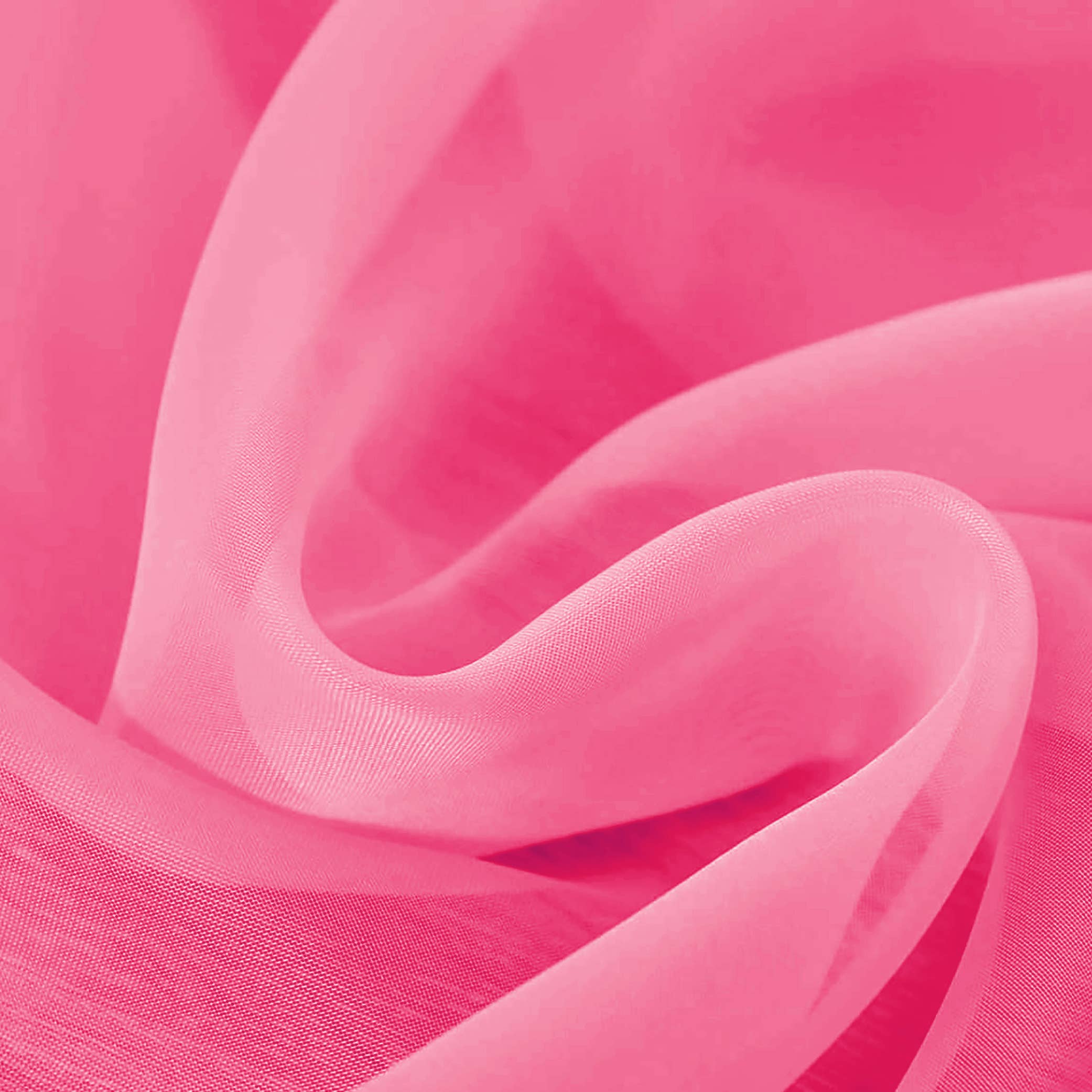 home mart goods - Vente Lambrequin - Écharpe de fenêtre en voile rose vif 37" x 216" - Longue cantonnière2