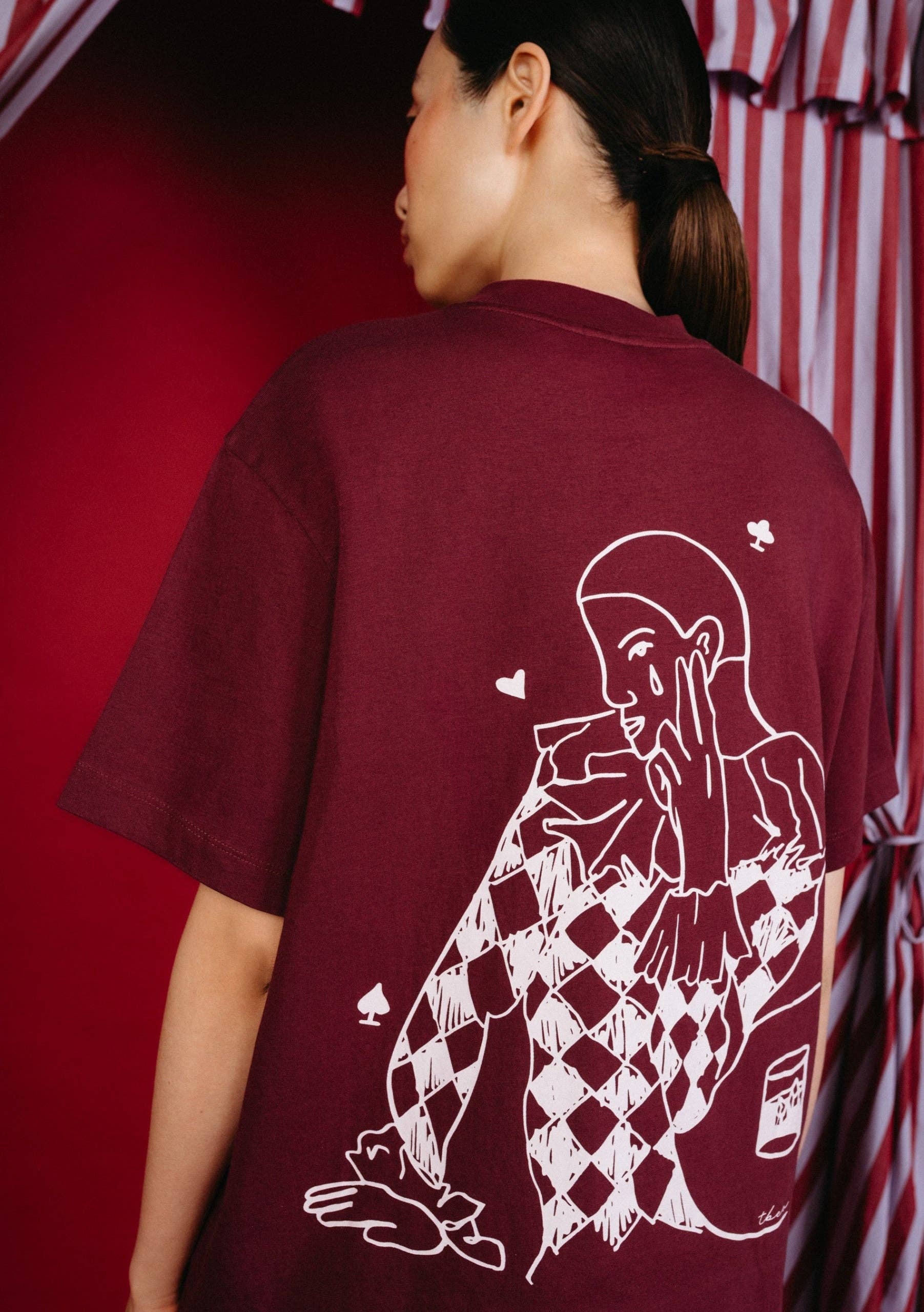 TBCo – wholesale Screen printed t-shirt – Women′s – Cotton T-Shirt in Harlequin1