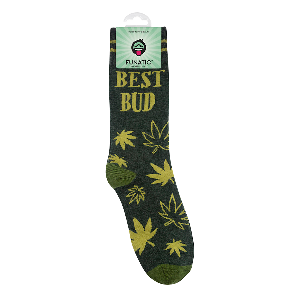 Funatic - About Face Designs - Nice Enough Merch Co - Wholesale Socks - Unisex - Best Bud Socks | Weed | Cannabis |420 Socks | Funatic5
