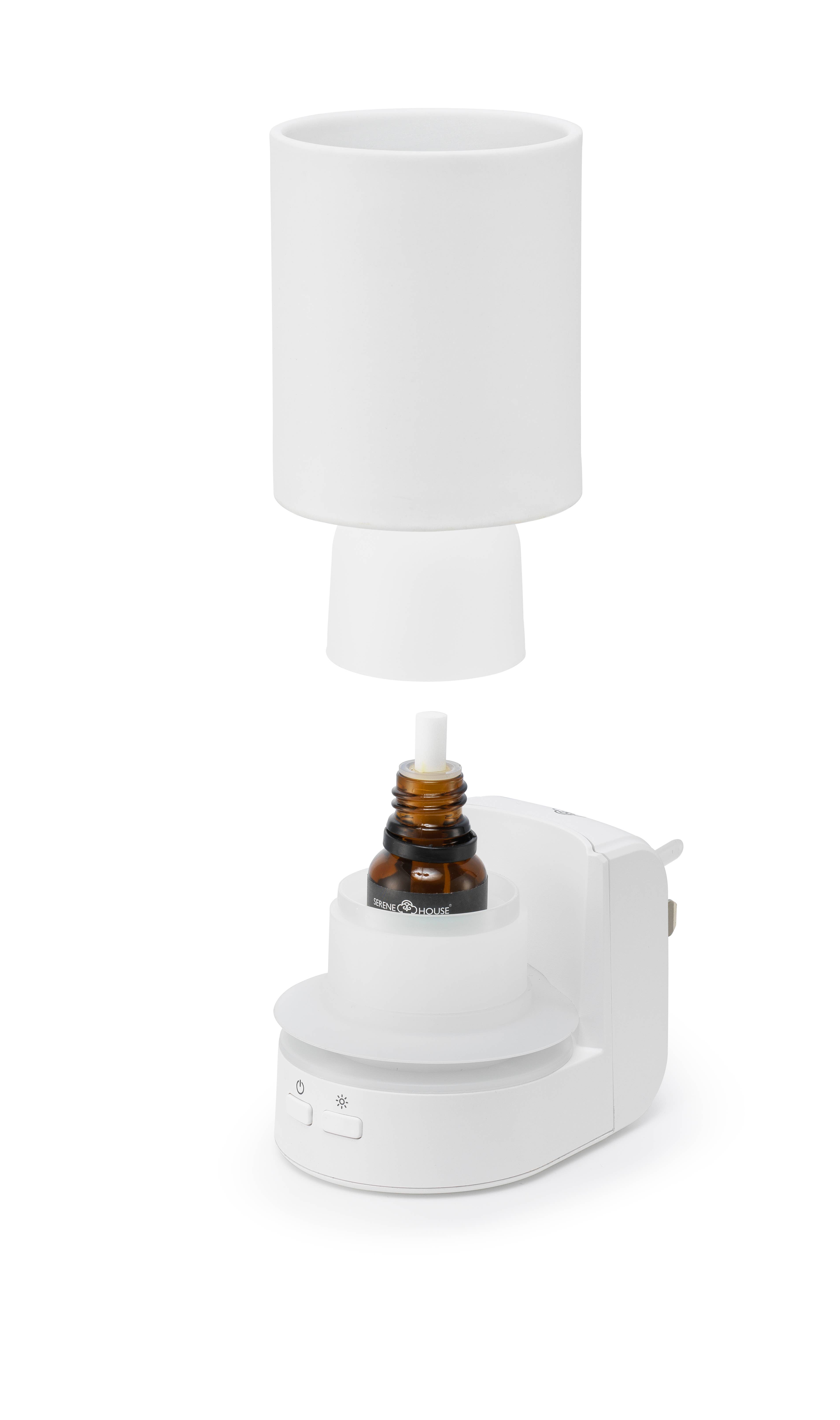 SERENE HOUSE - Wholesale Electronic Diffuser - Pure White Ceramic Essential Oil Wall-Plug1