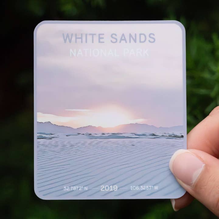 White Sands National Park Sticker for wholesale by Little Comfy Goods