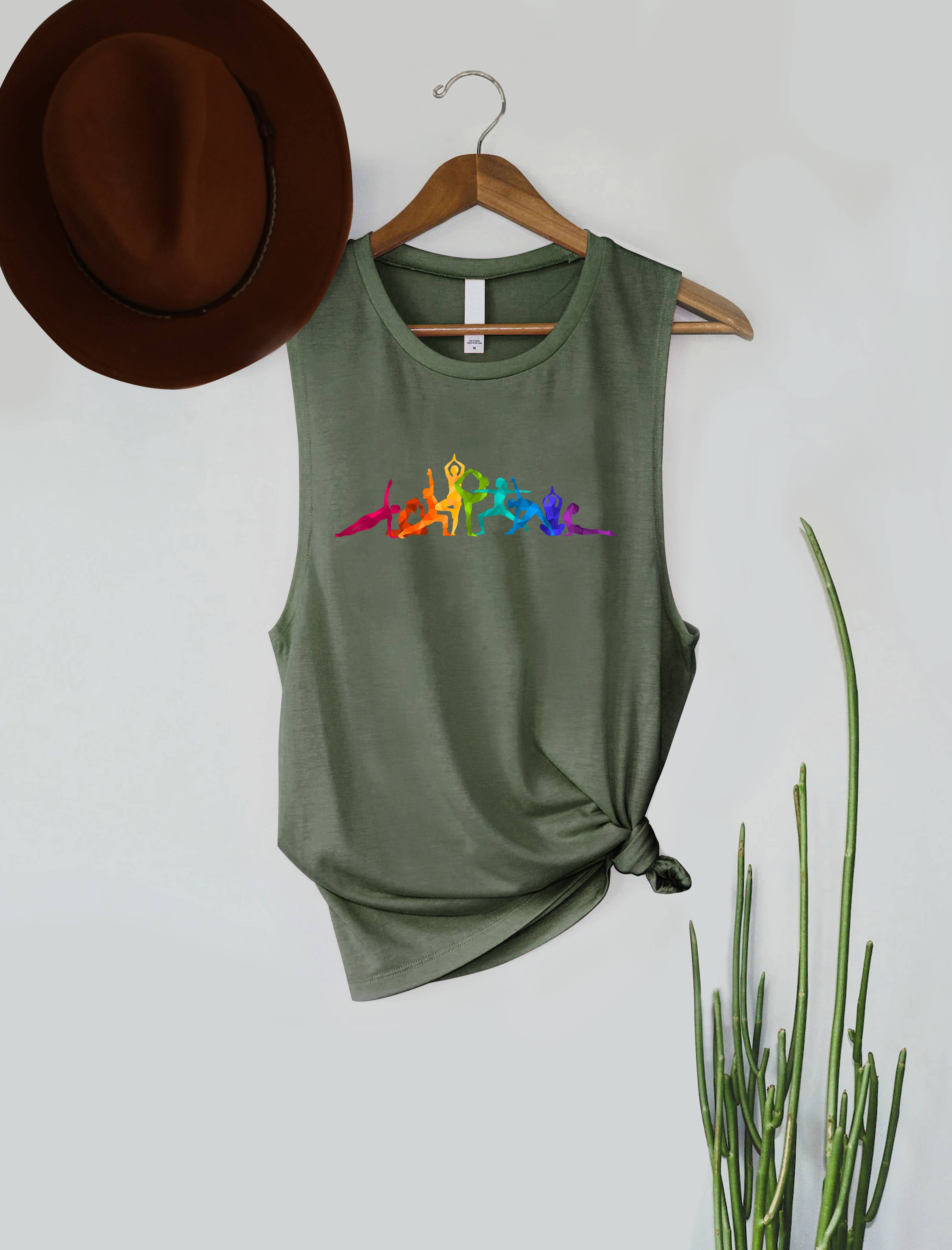 PINK NABI – Engroshandel Tanktop – Kvinder – Grafisk tanktop - Yoga3