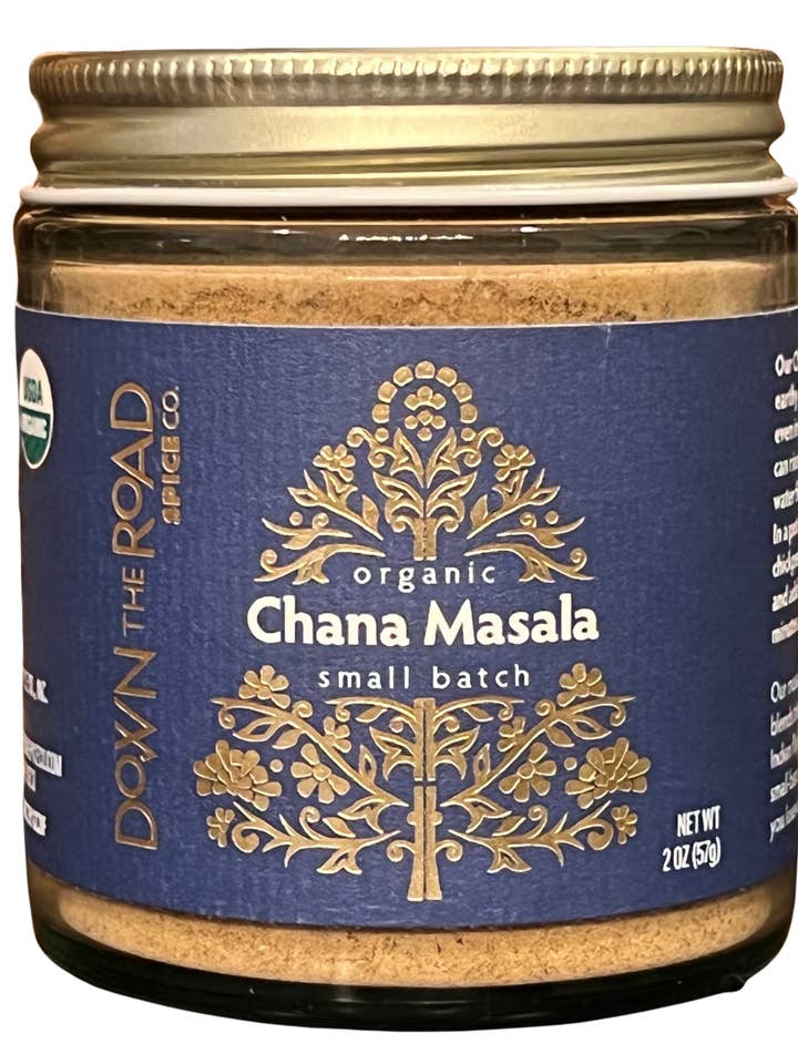 Organic Chana Masala for wholesale by Down the Road Spice Co.