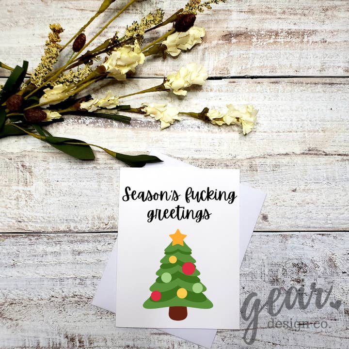 Säsongens Jävla Hälsningskort för wholesale av Gearhart Design Co.