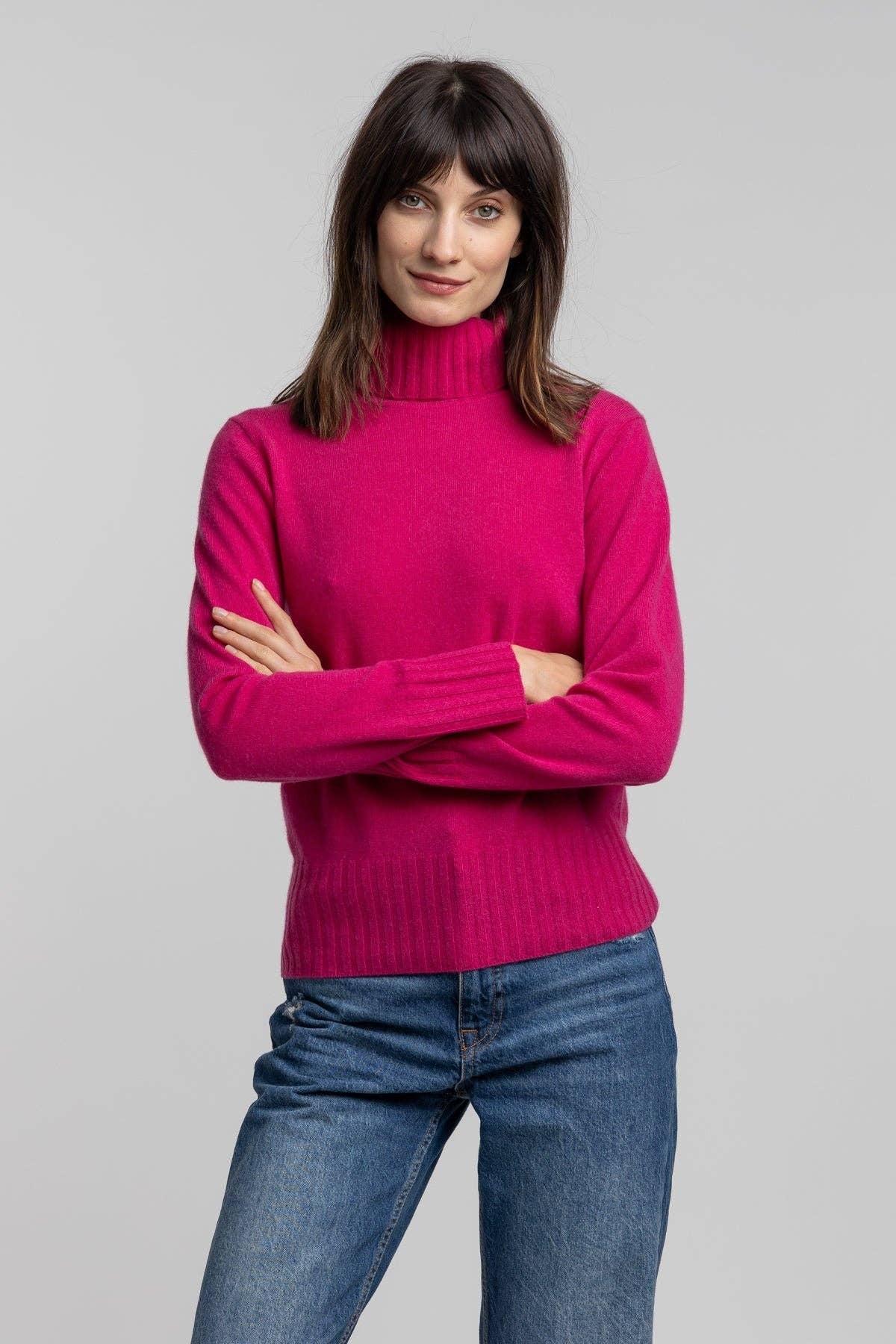 QUINN – wholesale Pullovertröja - Dam – Lauren Cashmere Polotröja20