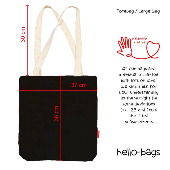 hello-bags – wholesale Bärkasse - Dam – TOTE VÄSKA (TYG VÄSKA) ”FEMINIST”
