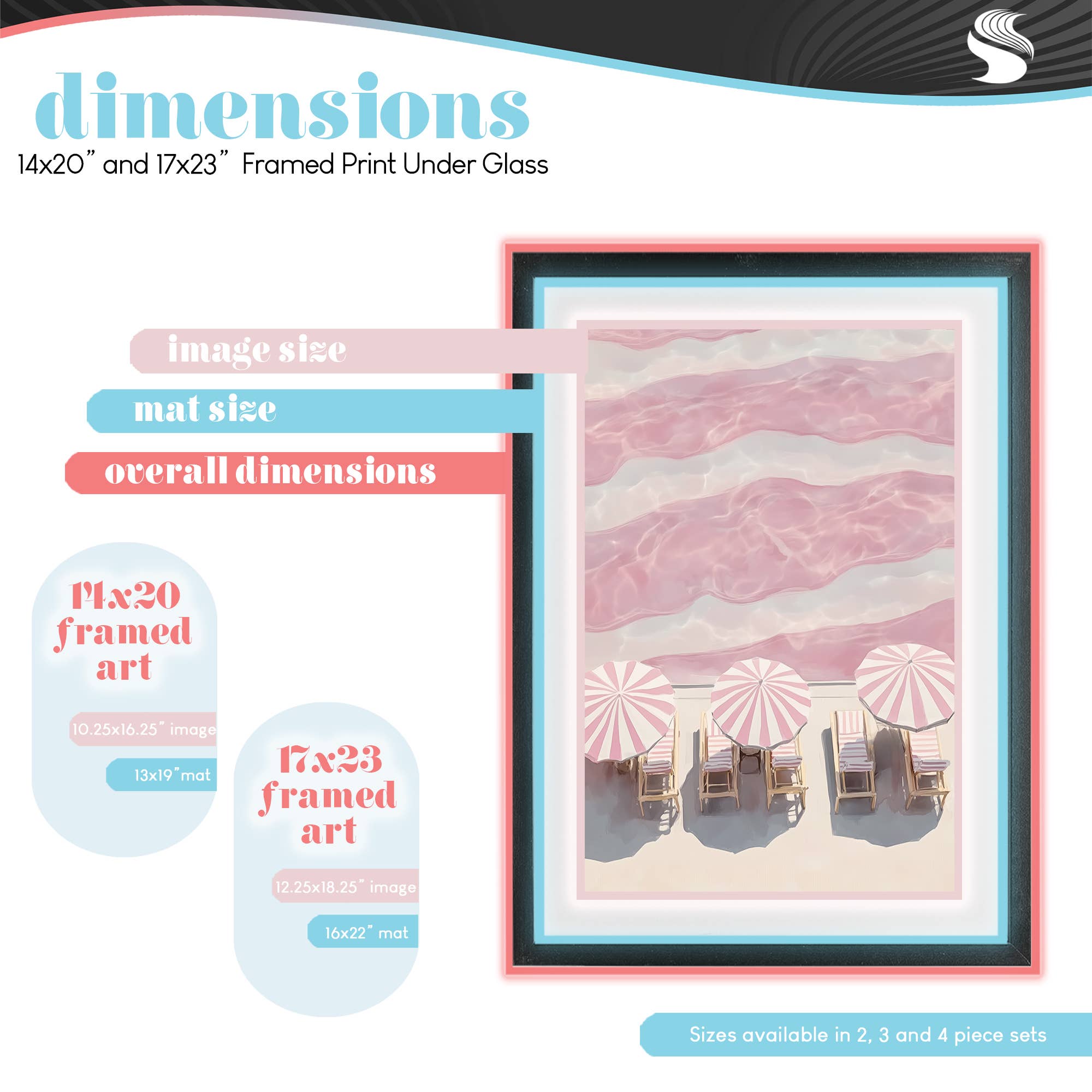 Stupell Industries - Wholesale Wall Sign - Family Beach Dolce Vita - Print Under Glass Wall Art1