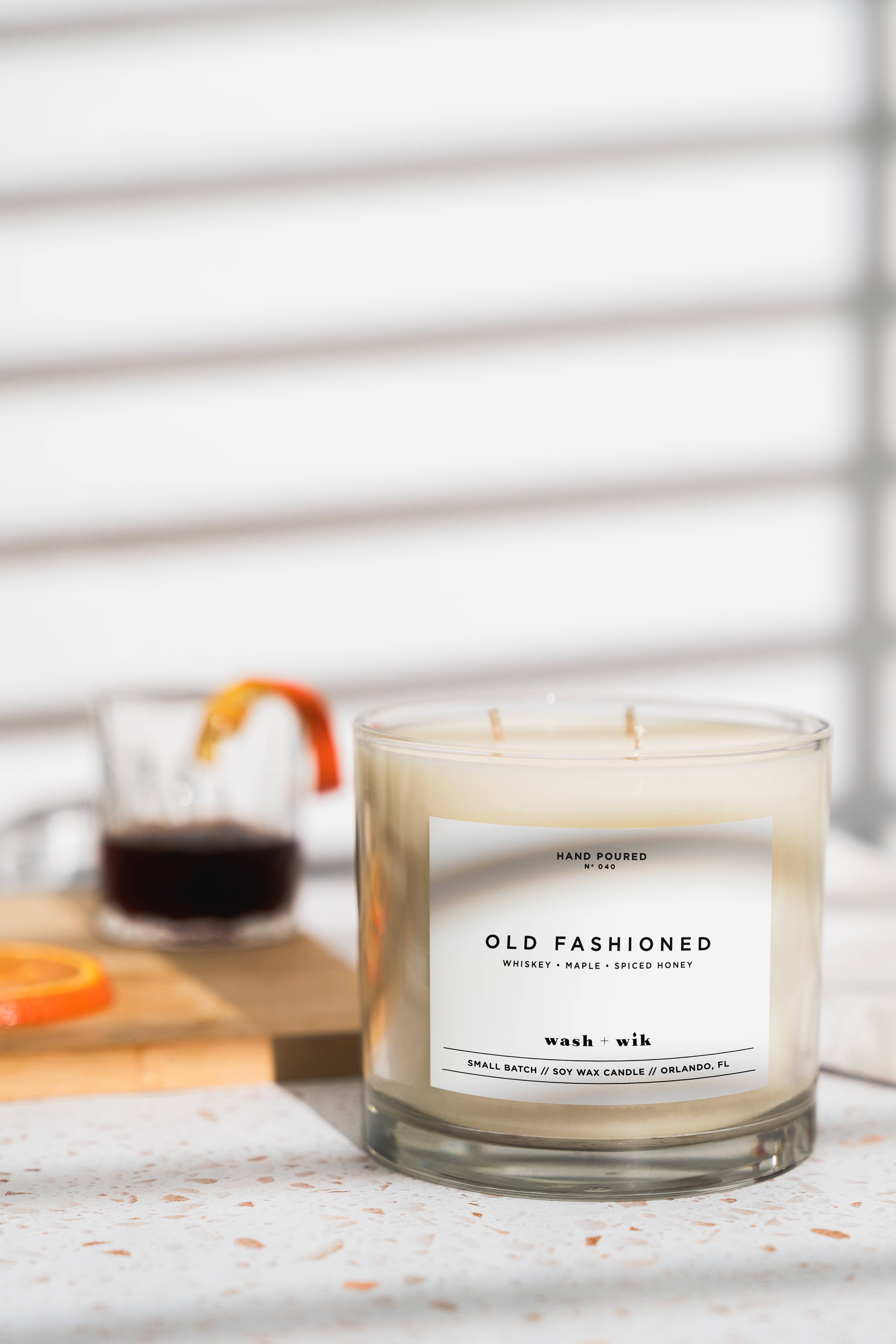 Wash and Wik - Wholesale Jar/Filled Candle - 3 Wick - 35oz Vessel - 2 Pound Soy Wax Candle by Wash + Wik14