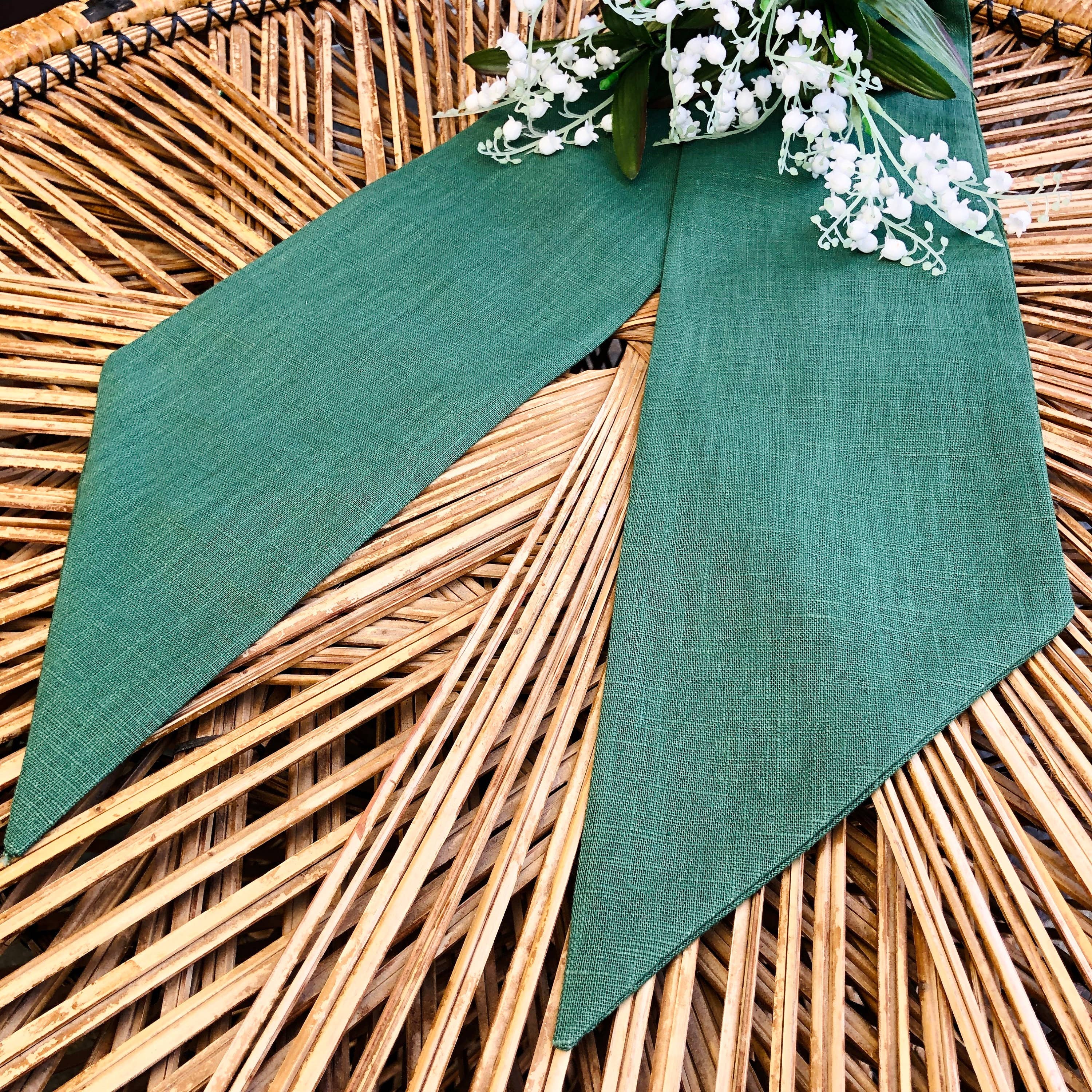 Belle Linen - Wholesale Wreath - 100% Premium Quality Linen Blank Wreath Sash7