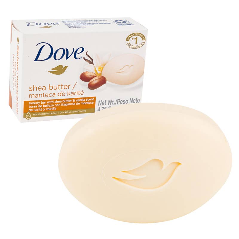 Deluxe Import Trading - Wholesale Bar Soap - Dove Beauty Bar with Shea Butter & Vanilla Scent - 4.75oz0