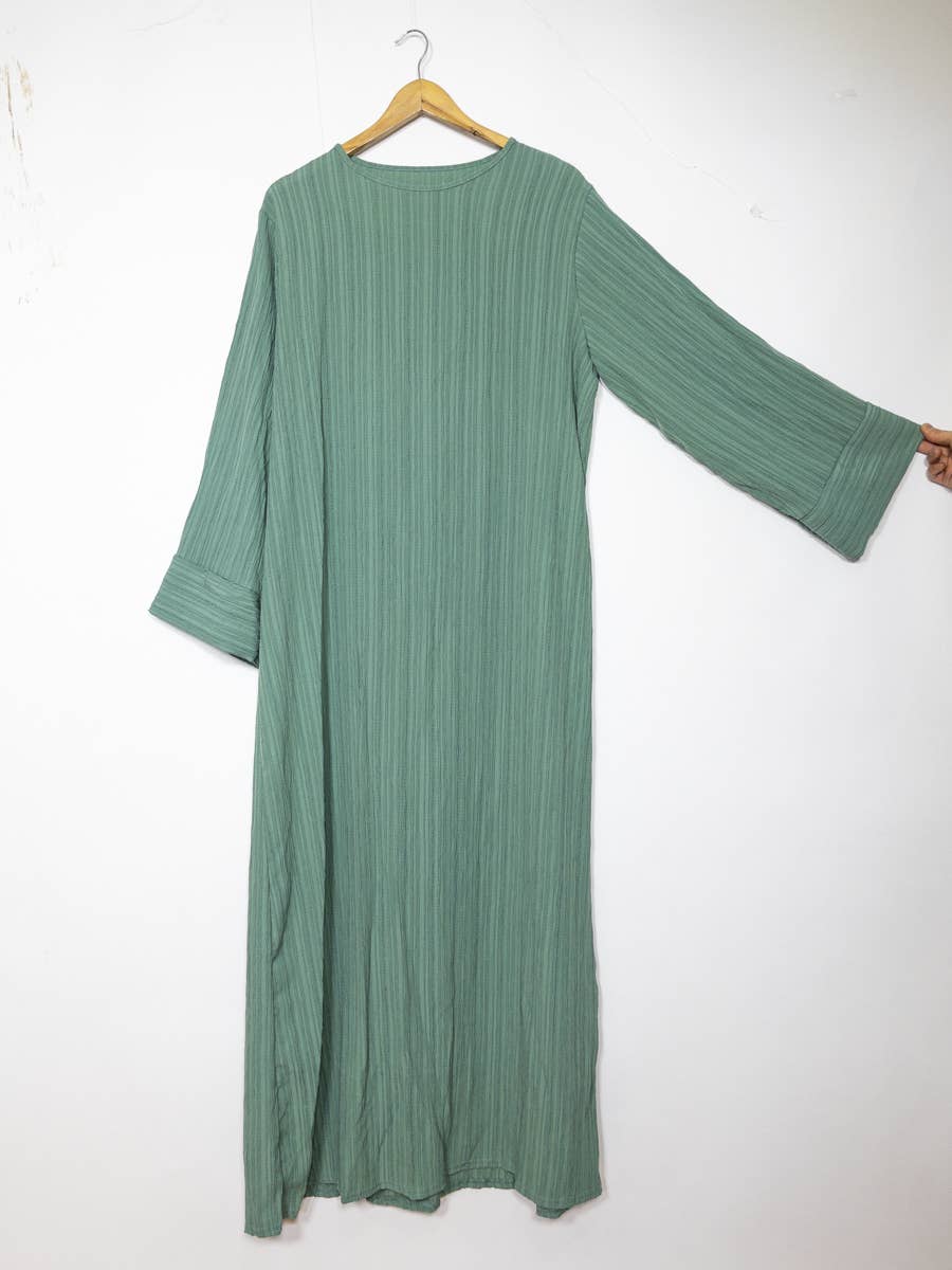 IDEAL OUTFIT – Engroshandel Kaftan - Dame – Lang abaya med vide ærmer, ref:2387ff6